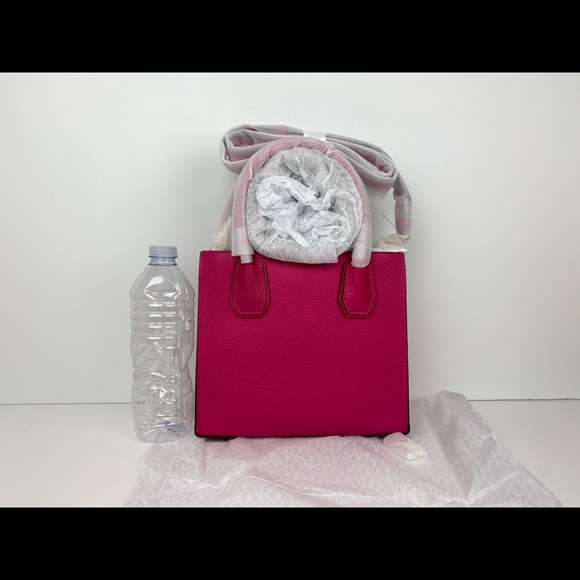 Michael Kors Mercer Studio Messenger Ultra Pink - Picture 2 of 8